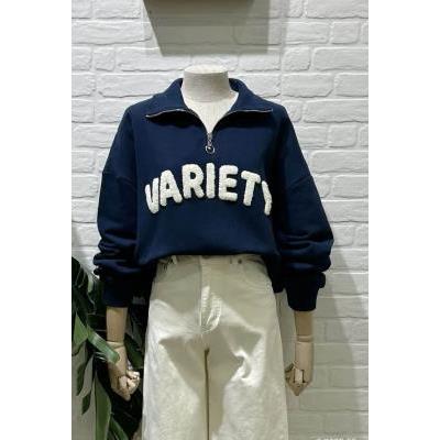 sudadera mujer cremallera marino