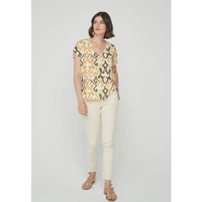 blusa estampada mujer