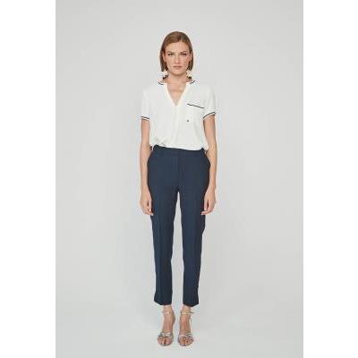 pantalon azul marino mujer vestir