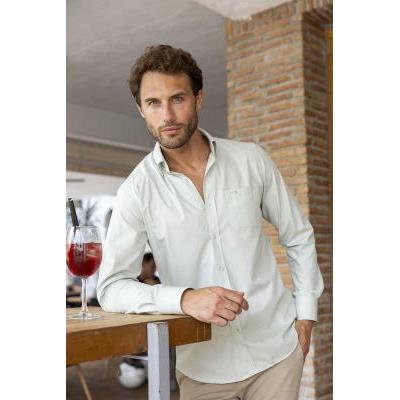 camisa con bolsillo hombre