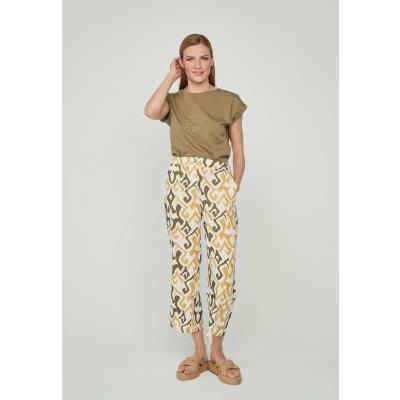 pantalon culotte estampado mujer