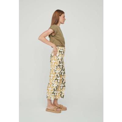 pantalon culotte estampado mujer