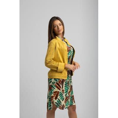 chaqueta ante mostaza mujer margot revermile
