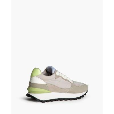zapatilla deportiva corina mujer cordones detalle fluor