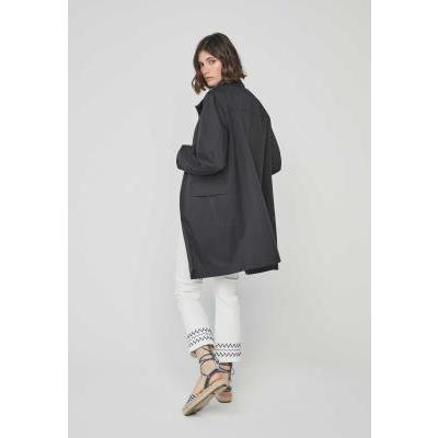 parka mujer azul marino cremallera dandara