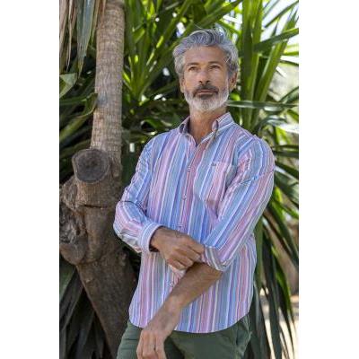 camisas rayas multicolor hombre carlos cordoba