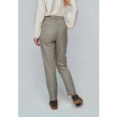 pantalon pata de gallo kaki