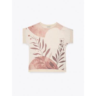 camiseta sublimada botánica rosa dandara