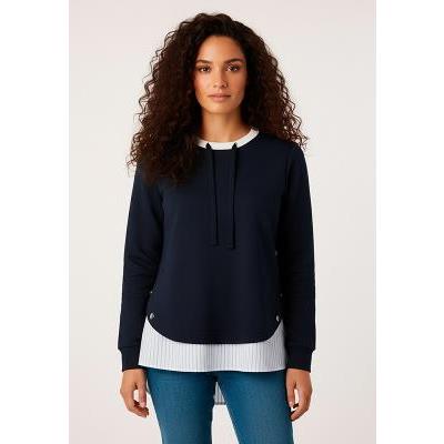 sudadera azul marino mujer