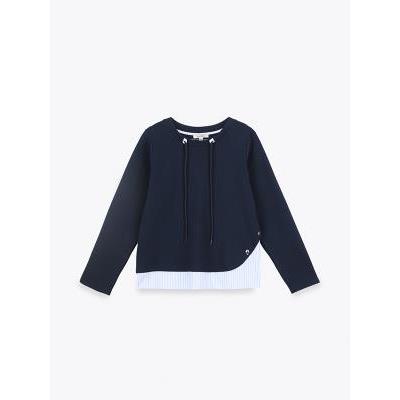 sudadera azul marino mujer
