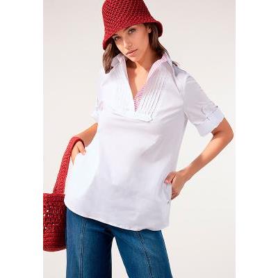 blusa blanca jaretas dandara