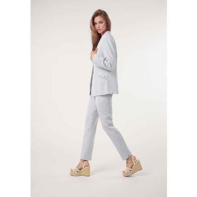 blazer rayas traje mujer