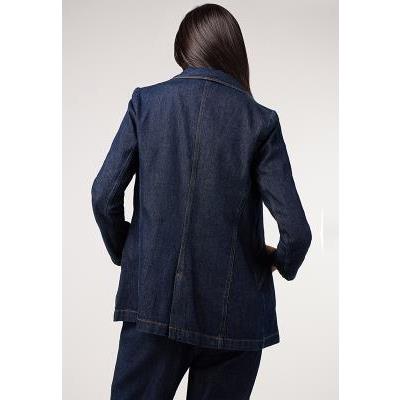 blazer denim mujer dandara