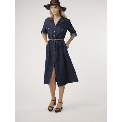 vestido camisero denim dandada