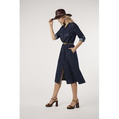 vestido camisero denim dandada