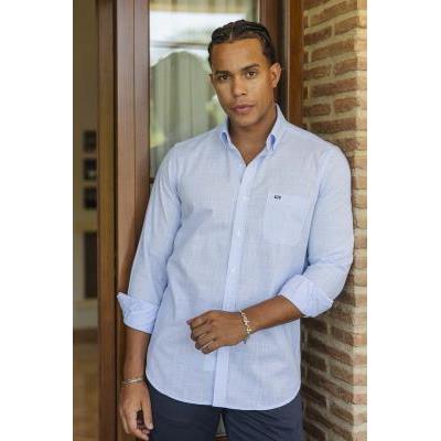 camisa con bolsillo hombre