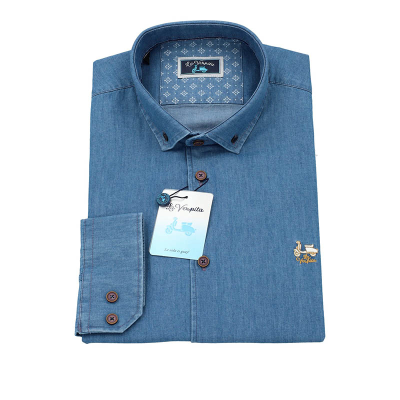 camisa lavespita vaquera tencel semientallada