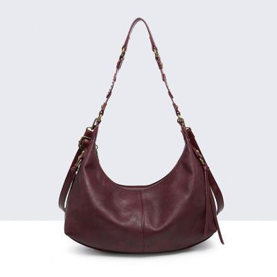 bolso hombro asa tachas ecopiel