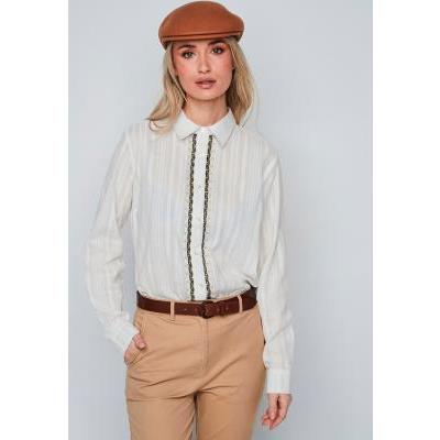 camisa crudo bordados