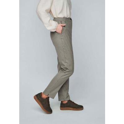 pantalon pata de gallo kaki