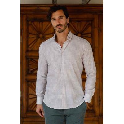 camisa microestampada carlos cordoba regular fit