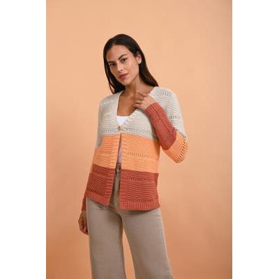 chaqueta punto naranja