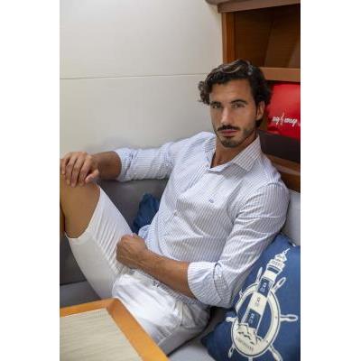 polera rayas azules carlos cordoba