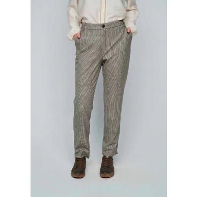pantalon pata de gallo kaki