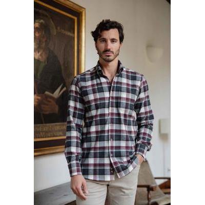 camisa hombre cuadros franela barata