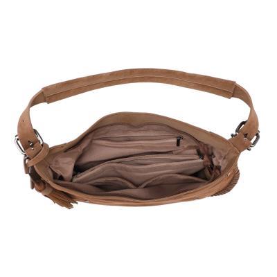 bolso hombro pespuntes