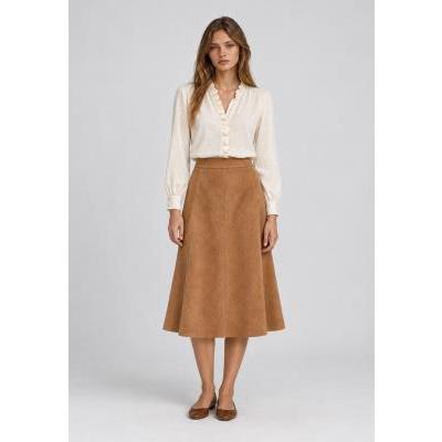 falda-antelina-mujer-evase-midi