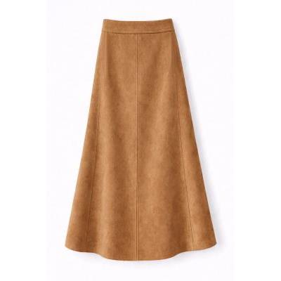 falda-antelina-mujer-evase-midi