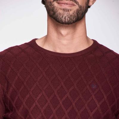 jersey-hombre-rombos-granate-burdeos-berenjena