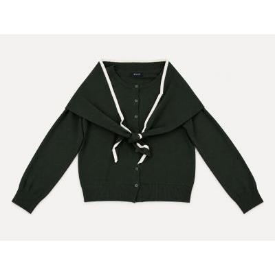 chaqueta-punto-botones-pañuelo-bandana