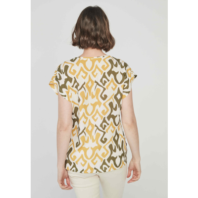 blusa estampada mujer