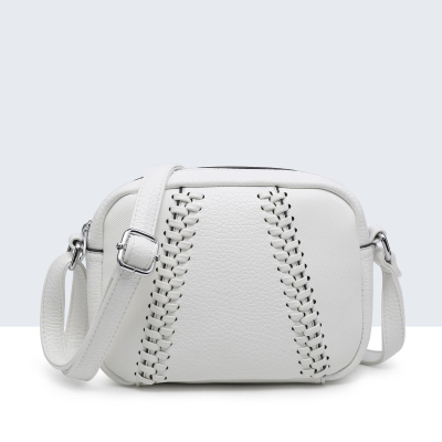 bolso bandolera trenzado mujer