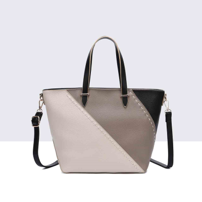 bolso tricolor mujer